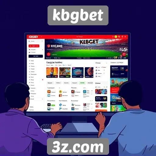 Análise da interface do site kbgbet