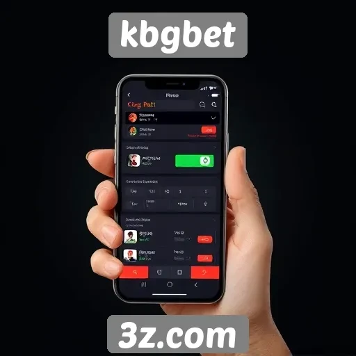 Funcionalidades do aplicativo móvel kbgbet